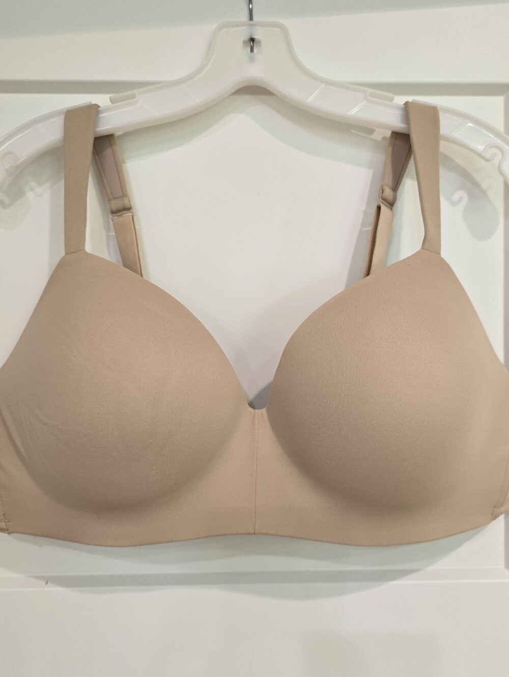 Cacique Tshirt Bra 44B Beige Smooth Comfort Support
